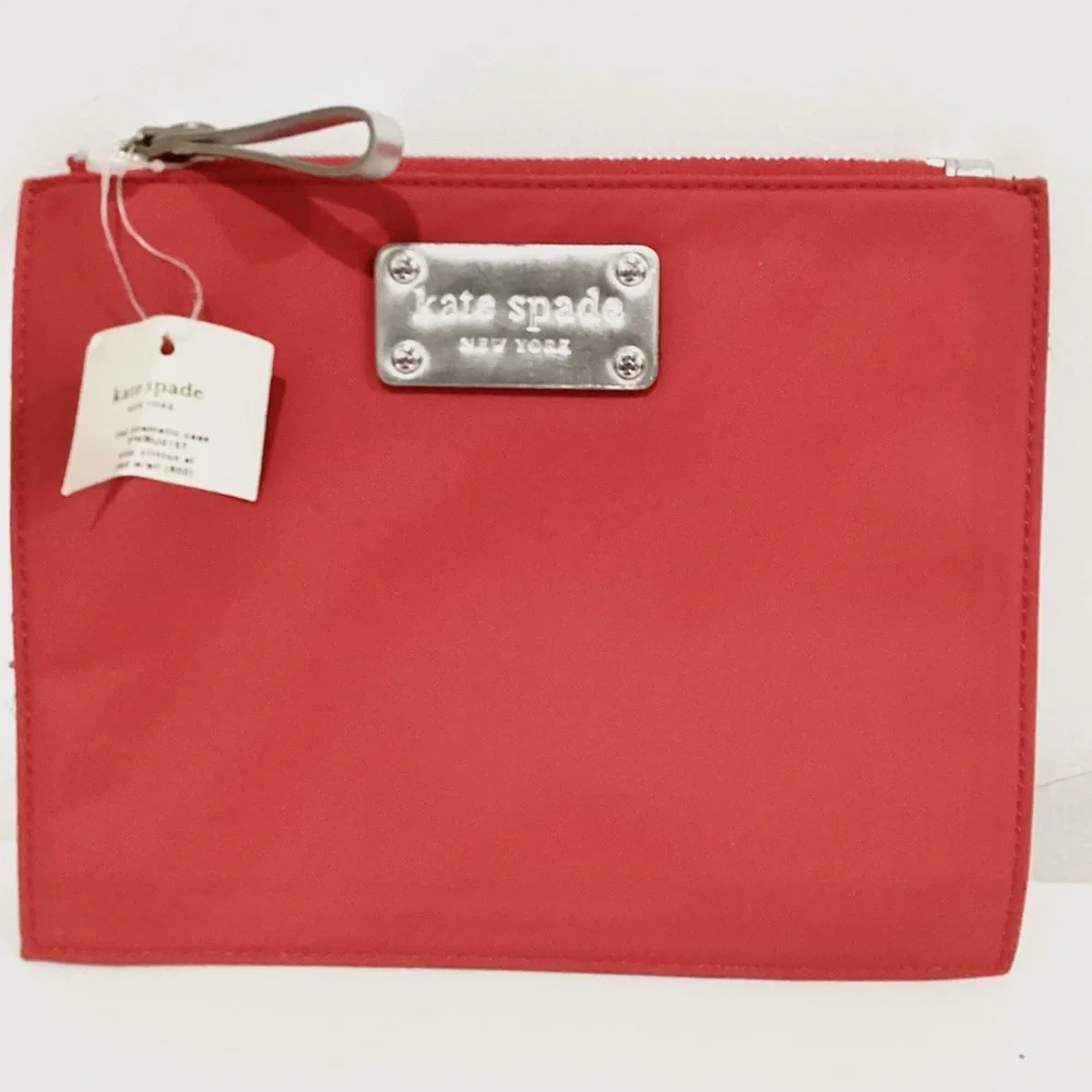 Kate Spade Retired Clinton Street Lacquered Large Pouch NWT - Picture 2 of 5